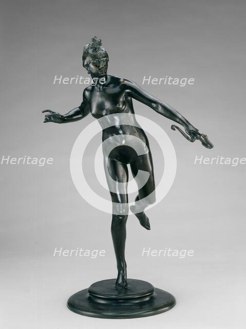 Diana, Modeled 1889, cast after 1900. Creator: Roman Bronze Works.