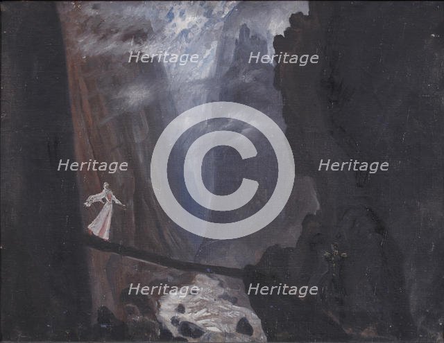 Stage design for the opera Béla by A. Alexandrov, 1946. Artist: Dmitriyev, Vladimir Vladimirovich (1900-1948)