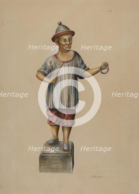 Hitching Post, 1935/1942. Creator: Charles Bowman.