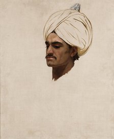 Study of an Arab's Head, between 1864-1876. Creator: Stanislaus von Chlebowski.