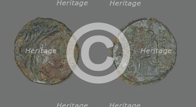 Coin Depicting the God Apollo, 2nd-1st century BCE. Creator: Unknown.