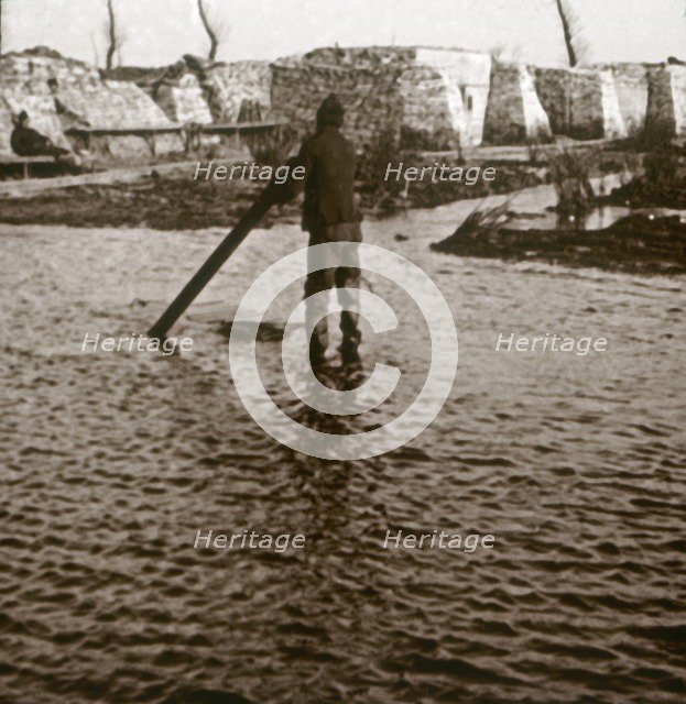 Front line, Ramskapelle, Belgium, c1914-c1918. Artist: Unknown.