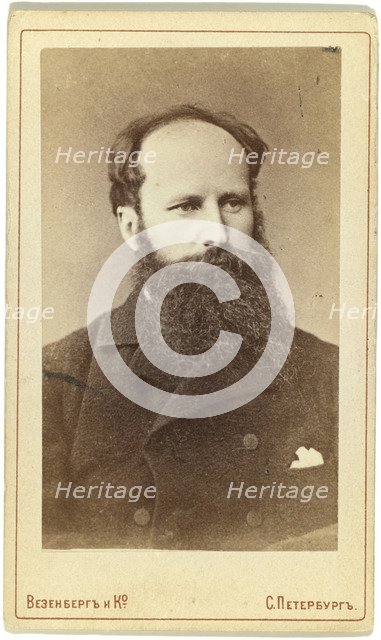 Portrait of the painter Vasily Vereshchagin (1842-1904).