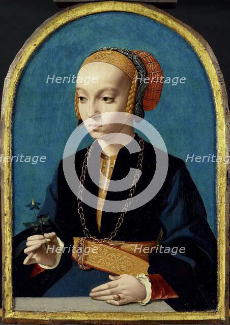 Portrait of Elisabeth Bellinghausen (c.1520- after 1570), 1538-1539. Creator: Bartholomaeus Bruyn the Elder.