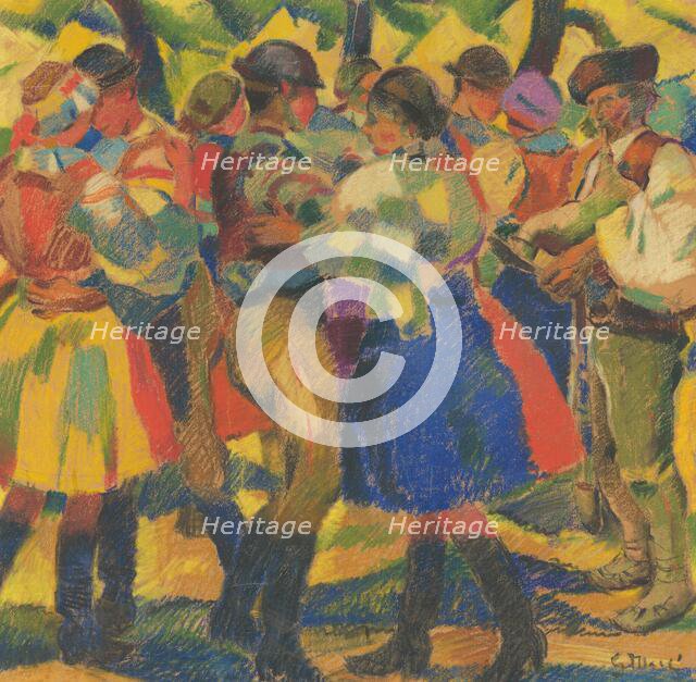 Study for the Painting Wedding I., around 1930. Creator: Gustav Mally.