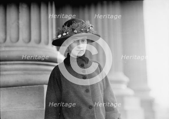 Mary Boland - witness In Archibald Case, 1912. Creator: Harris & Ewing.