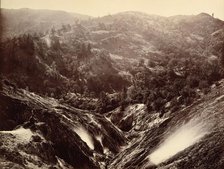 Devil's Canyon, Geysers, Looking Down, 1868-70. Creator: Carleton Emmons Watkins.