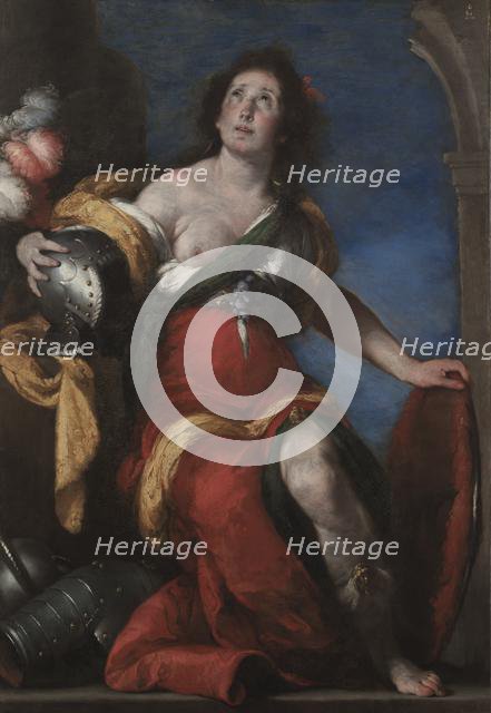 Allegorical Figure, c. 1636. Creator: Bernardo Strozzi (Italian, 1581?-1644).