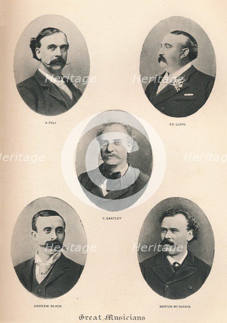 'Great Musicians - Plate VI.', 1895. Artist: Unknown.