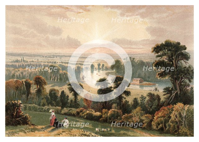 'View from Richmond Hill', 1880. Artist: Unknown
