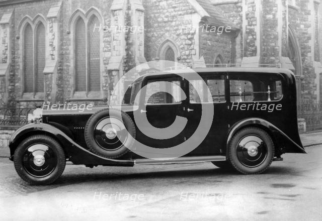 1936 Daimler 25hp Straight Eight hearse by J.C. Clark. Creator: Unknown.