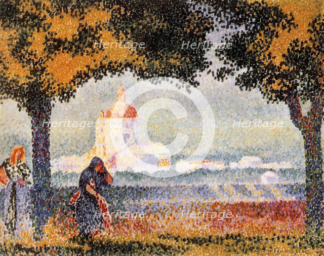 'The Church of Santa Maria degli Angeli Near Assisi', 1909. Creator: Henri-Edmond Cross.