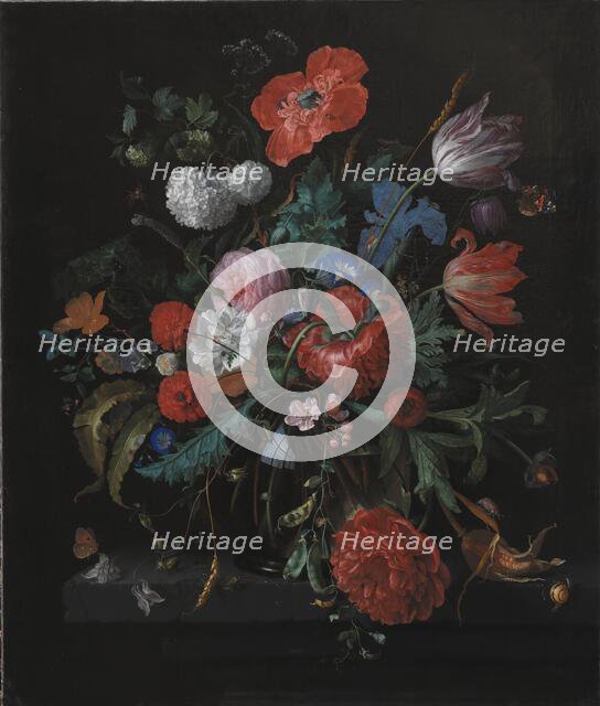 A Bunch of Flowers, 1659-1727. Creator: Jacob van Walscapelle.