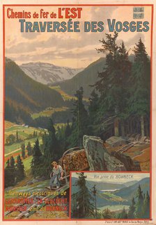 Chemins de fer de l'Est. Traversée des Vosges , 1908. Creator: Daubner, Georges (1865-1926).