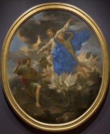 Moses and the Burning Bush, 1641. Creator: Nicolas Poussin.