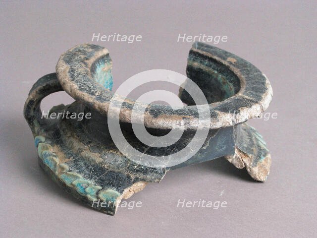 Pottery Fragment, Coptic, 4th-7th century. Creator: Unknown.