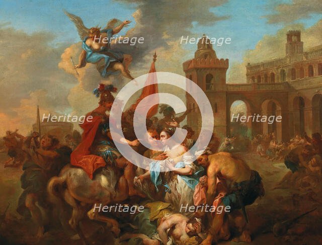 Romulus and Hersilia , ca 1764-1765. Creator: Seekatz, Johann Conrad (1719-1768).