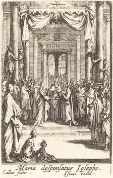 The Marriage of the Virgin, in or after 1630. Creator: Jacques Callot.