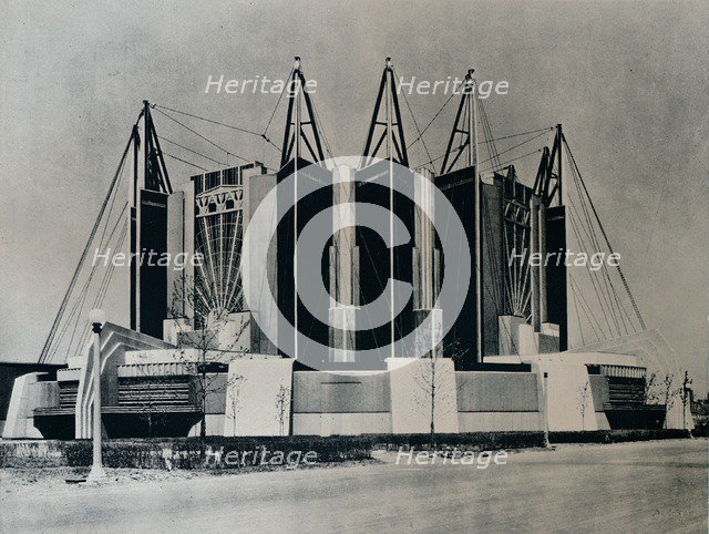 The Travel and Transport Building, 1932 (1933).  Artist: Unknown.