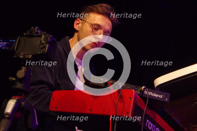 Jack Stephenson-Oliver, Daisy George Quintet, New Generation Jazz Festival, Shoreham by Sea, 2022. Creator: Brian O'Connor.