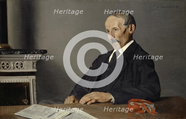 The Old Concierge, 1893. Creator: Vallotton, Felix Edouard (1865-1925).