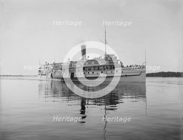 Steamer Toronto at Gananoque, Thousand Islands, (1901?). Creator: Unknown.