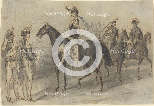 Military Parade. Creator: Constantin Guys.