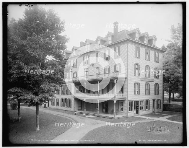 Hamilton House, Stamford, Catskill Mountains, N.Y., (1902?). Creator: Unknown.