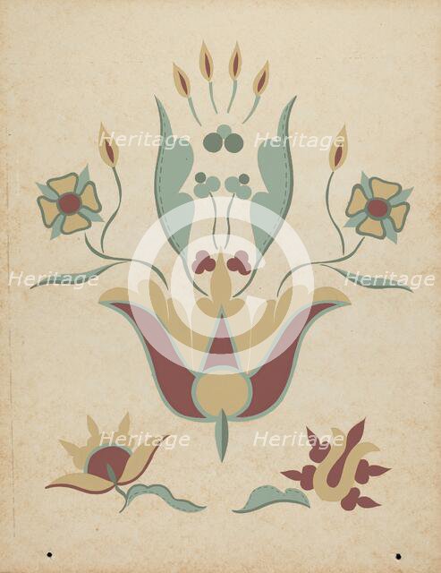 Mission San Louis Obispo Altar Tabernacle from the portfolio "Decorative Art...", 1935/1942. Creator: Unknown.