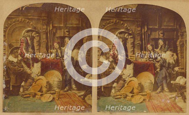 The Money Lender, about 1860. Creators: London Stereoscopic & Photographic Co, Joseph John Elliott.