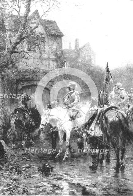 Pictures from the Royal Academy: Charles II at Whiteladies... - Ernest Crofts, R.A., 1898. Creator: Unknown.