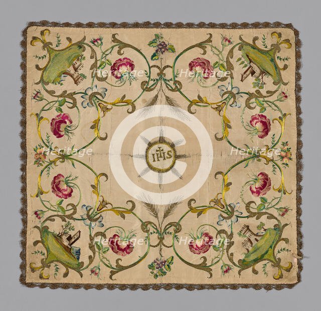 Chalice Cover, Italy, 18th century. Creator: Unknown.