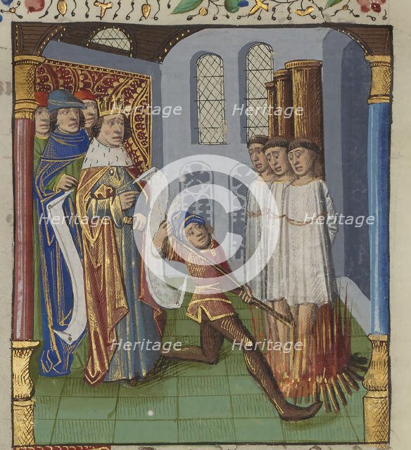 Execution of the Templars, Third Quarter of 15th cen.. Creator: Anonymous.