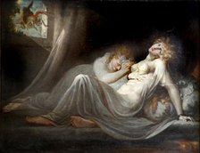 The Incubus Leaving Two Sleeping Women, 1780. Creator: Füssli (Fuseli), Johann Heinrich (1741-1825).