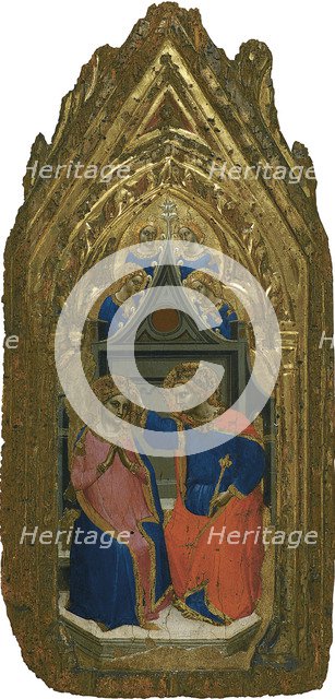 The Coronation of the Virgin with four Angels. Artist: Giovanni da Bologna (active 1380-1390)