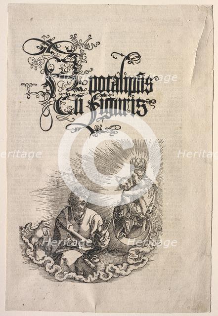 Revelation of St. John, 1511. Creator: Albrecht Dürer (German, 1471-1528).