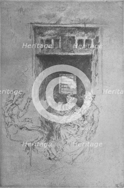 'Bead Stringers', c1880, (1904). Artist: James Abbott McNeill Whistler.