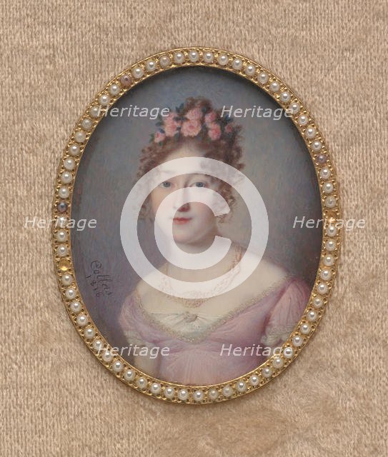 Portrait of a Lady, 1816. Creator: Louis Antoine Collas.