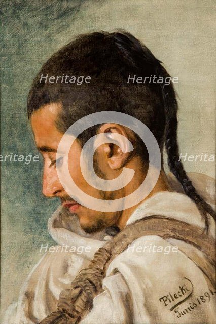 Study of an Algerian's Head, 1891. Creator: Tytus Pilecki.