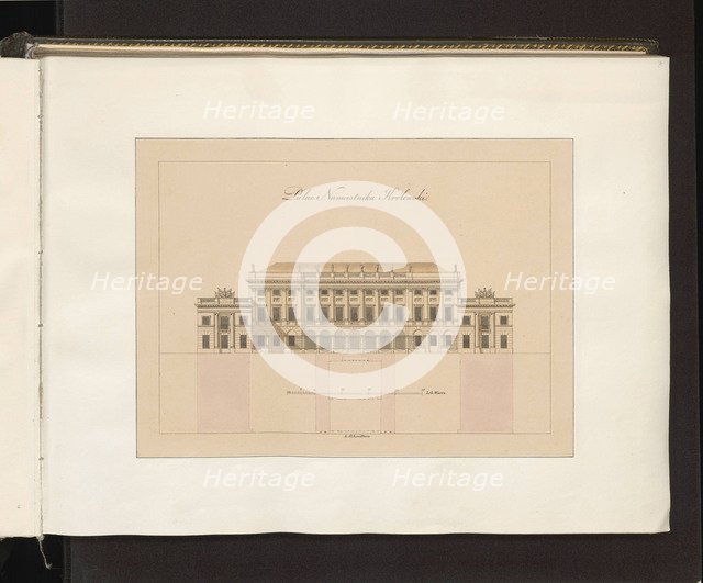 Radziwill Palace in Warsaw, (Presidential Palace), on Krakowskie Przedmiescie, (Frédéric Chopin's fi