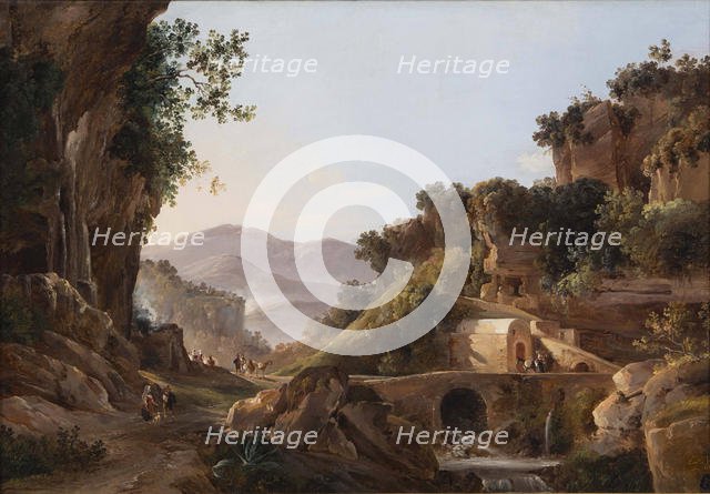 Cava de' Tirreni , 1857. Creator: Carelli, Consalvo (Gonsalvo) (1818-1900).