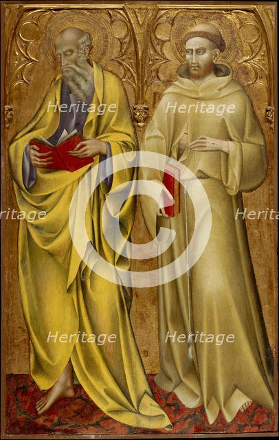 Saints Matthew and Francis, ca. 1435. Creator: Giovanni di Paolo.