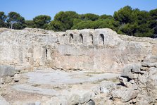 An agora and a stoa in the Greek city of Emporion, Empuries, Spain, 2007. Artist: Samuel Magal