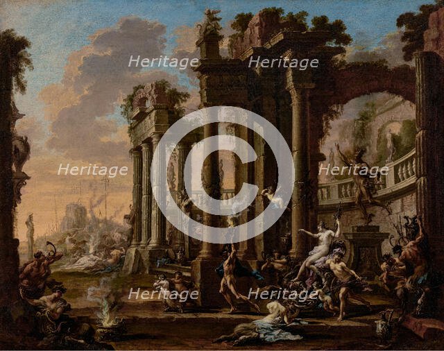The Triumph of Venus, about 1720-1730. Creator: Alessandro Magnasco.
