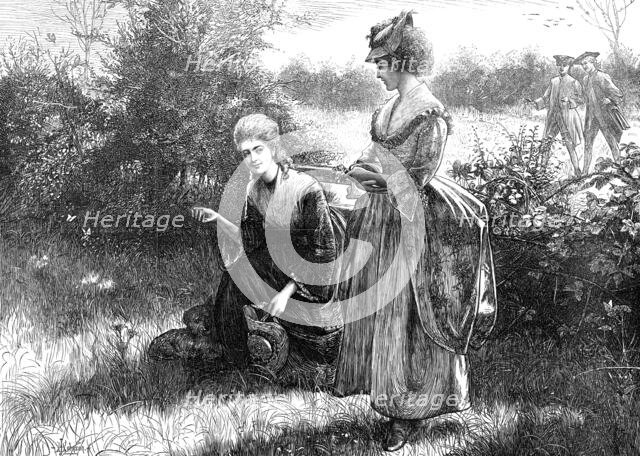 Gathering May dew, 1874. Creator: Unknown.