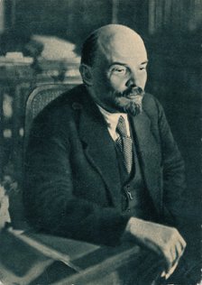 'Vladimir Ilich Lenin, Russian Bolshevik leader, 28th November', 1921. Artist: Unknown.