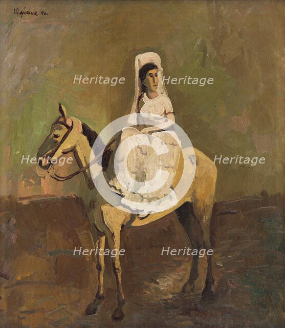 Equestrienne, 1940. Creator: Cyprian Majernik.