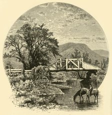'Old Bridge, Blackberry River, near Canaan', 1874.  Creator: John J. Harley.