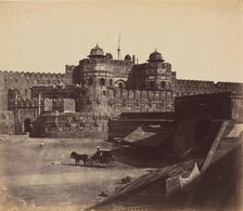 Fort Agra, The Delhi Gate, 1850s. Creator: John Murray.