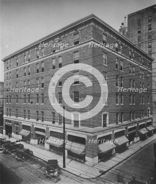 General exterior view, Clemons Brothers Building, Chattanooga, Tennessee, 1923. Artist: Unknown.